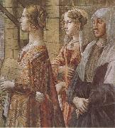 Domenico Ghirlandaio stories of St john the Baptist the Visitation, Sandro Botticelli